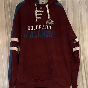NHL Colorado Avalanche Maroon and Blue Hoodie